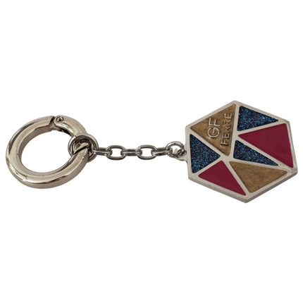 Ferre Blue Metal Keychain