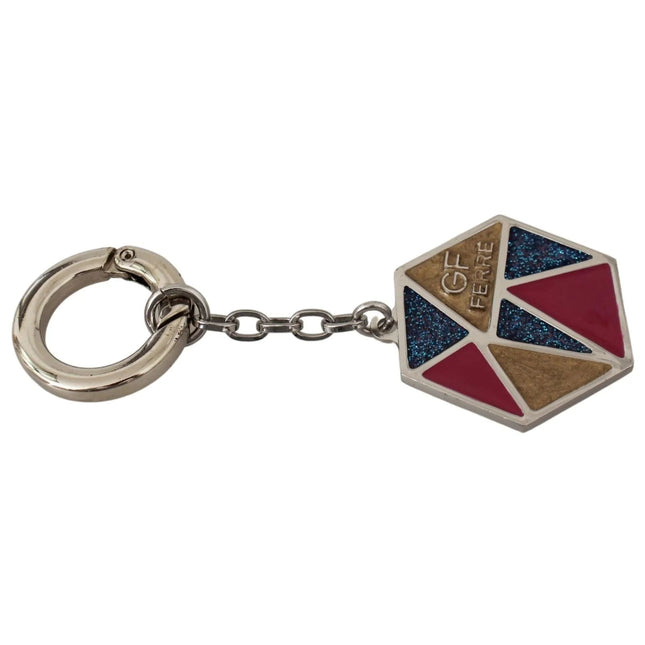 Ferre Blue Metal Keychain