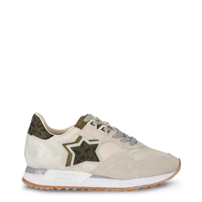 Atlantic Stars Brown Suede Leather Athletic Sneakers