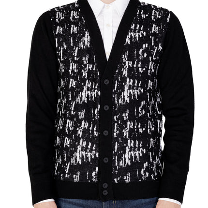 Antony Morato Black Wool Cardigan