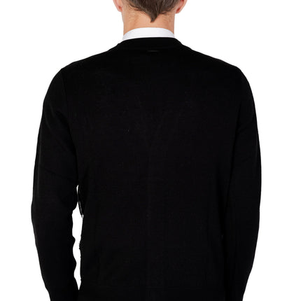 Antony Morato Black Wool Cardigan