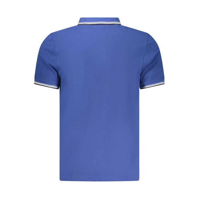 North Sails Blue Cotton Men Polo Shirt