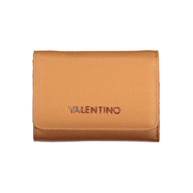 Mario Valentino Brown Polyurethane Women's Wallet