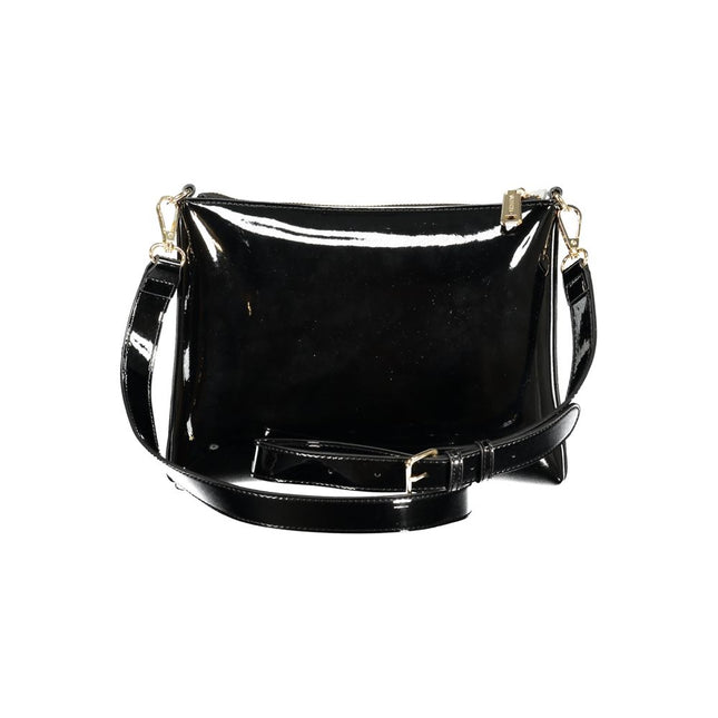 Mario Valentino Black Polyurethane Women's Bag