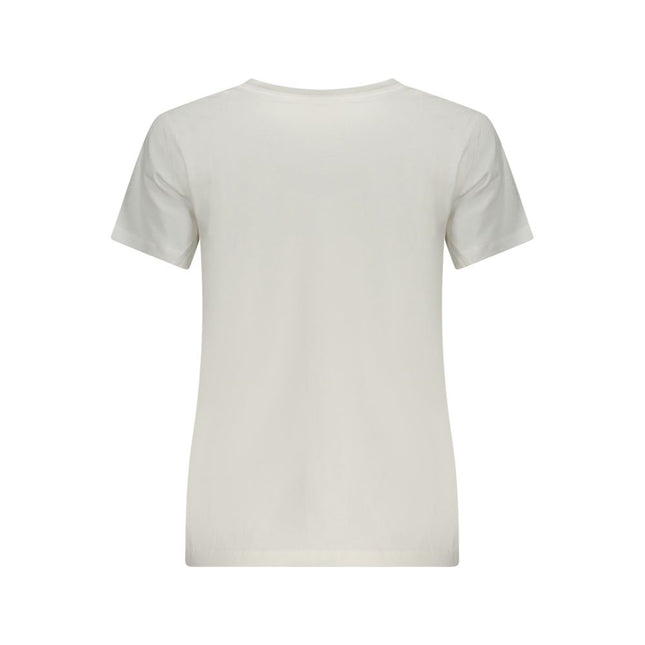 Pepe Jeans White Cotton Women T-Shirt