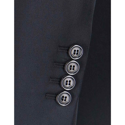 Saint Laurent Black Acetate Coat