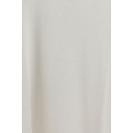 P.A.R.O.S.H. White Linen Sleeveles T-Shirt
