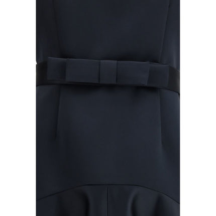 P.A.R.O.S.H. Blue Polyester Casual Dress