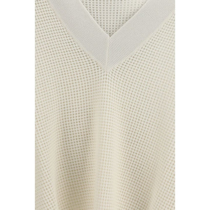 Brunello Cucinelli Beige Cashmere Sweater
