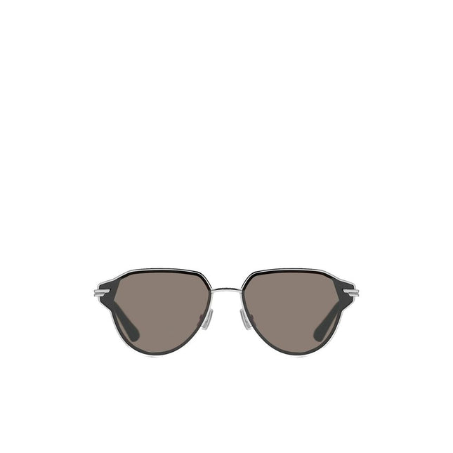 Bottega Veneta Silver Metal Sunglasses