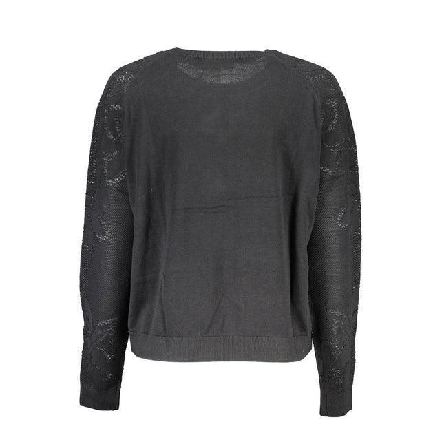Desigual Black Cotton Women Sweater Desigual
