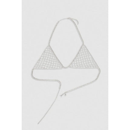 Patrizia Pepe White Copper Bra