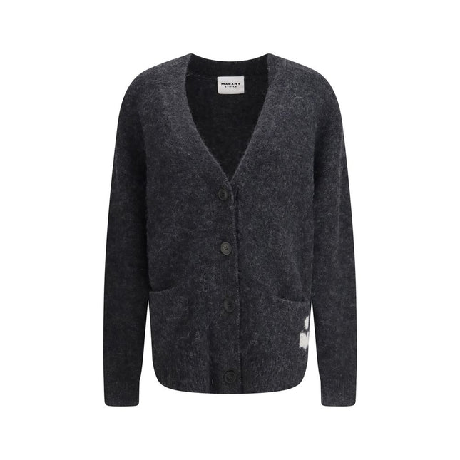 Isabel Marant Étoile Gray Alpaca Vicugna Pacos Cardigan