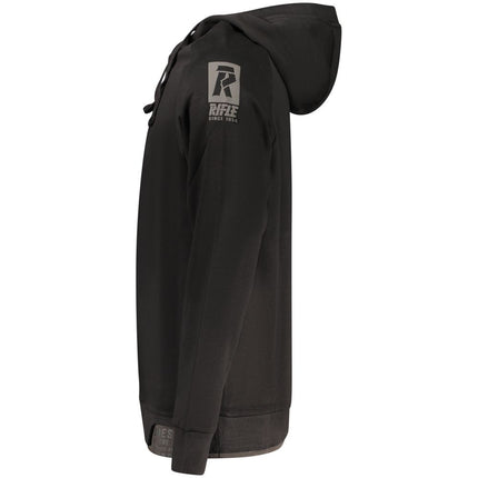 Rifle Black Cotton Men Sweatshirt