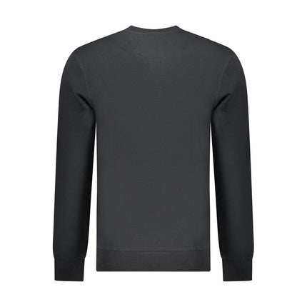 North Sails Black Cotton Men Sweatshirt