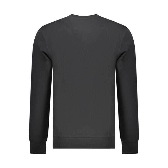 North Sails Black Cotton Men Sweatshirt