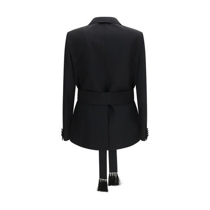 Valentino Black Wool Oves Aries Blazer