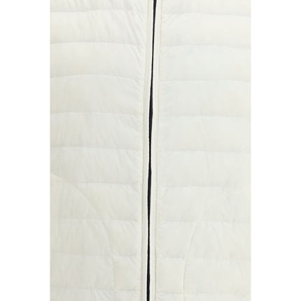 Herno White Polyamide Sleeveless Jacket