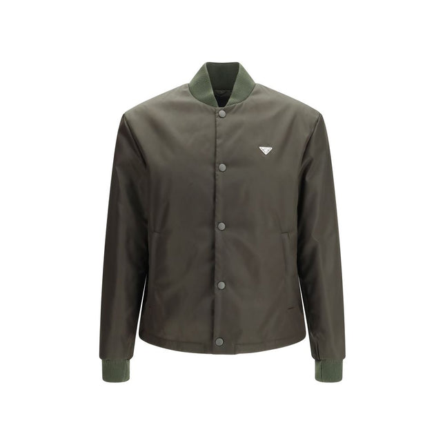 Prada Bicolor Nylon Bomber