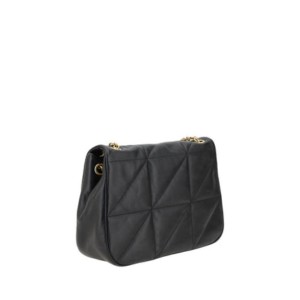 Saint Laurent Black Lamb Ovis Aries Aries Shoulder Bag