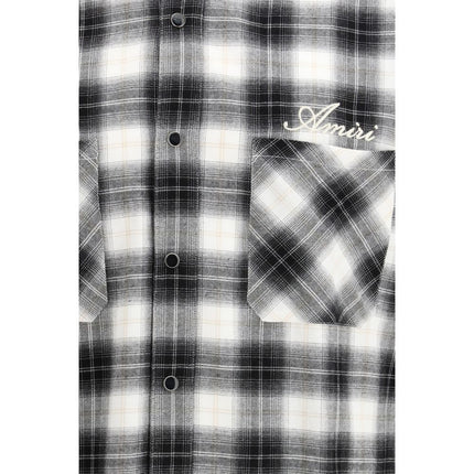Amiri Black Cotton Pattern Shirt