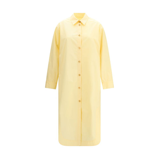 Khaite Bicolor Cotton Casual Dress