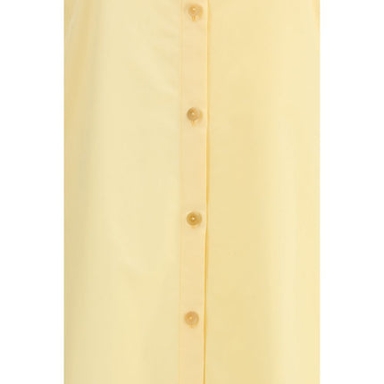 Khaite Bicolor Cotton Casual Dress