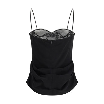 Magda Butrym Black Silk Blouse
