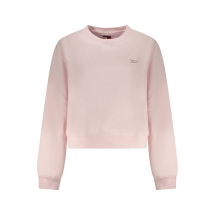 Tommy Hilfiger Pink Cotton Women Sweatshirt