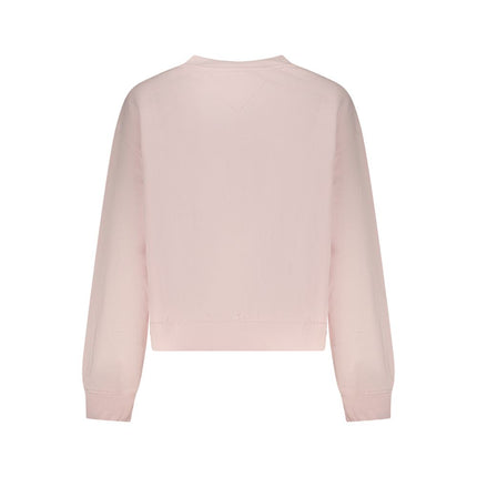 Tommy Hilfiger Pink Cotton Women Sweatshirt