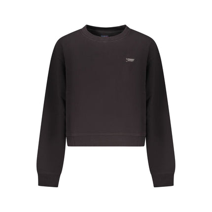 Tommy Hilfiger Black Cotton Women Sweatshirt