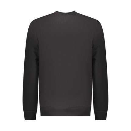 Tommy Hilfiger Black Cotton Men Sweatshirt
