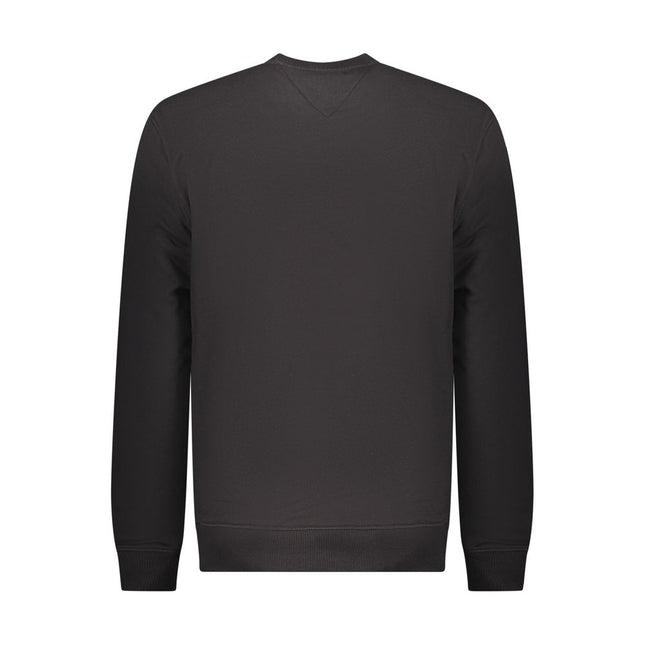 Tommy Hilfiger Black Cotton Men Sweatshirt
