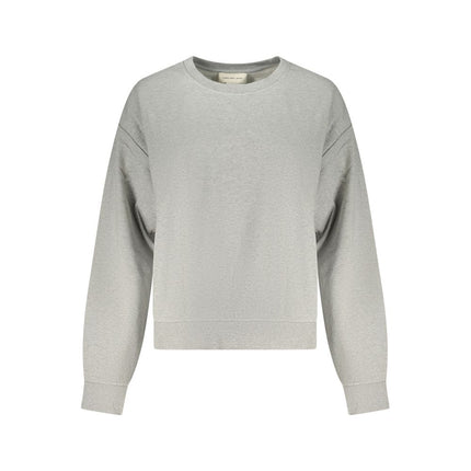 Calvin Klein Grigio Cotton Women Sweatshirt