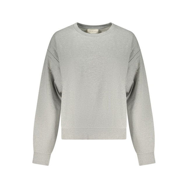 Calvin Klein Grigio Cotton Women Sweatshirt Calvin Klein