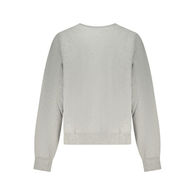 Calvin Klein Grigio Cotton Women Sweatshirt Calvin Klein