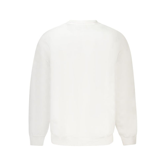 Guess Jeans White Cotton Men's Sweater