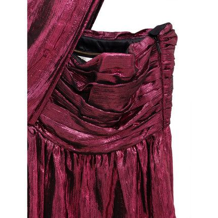 Saint Laurent Fuchsia Viscose Short Dress