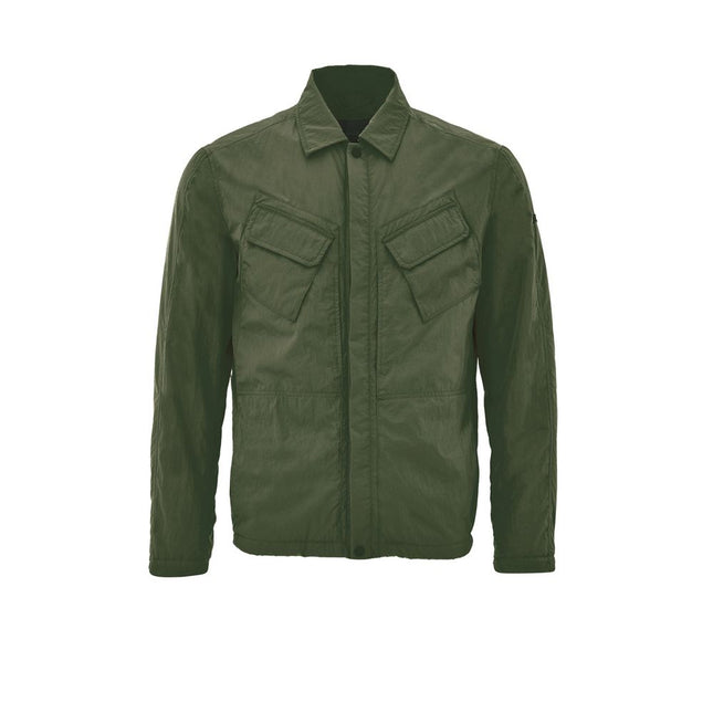 Paul & Shark Green Polyester Coat
