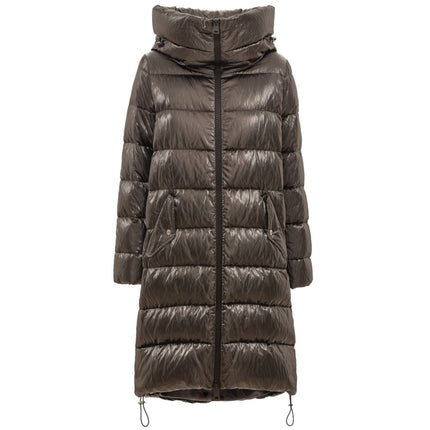 Herno Gray Viscose Parka