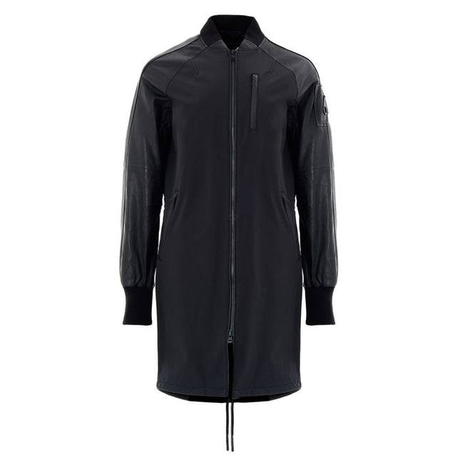 Moose Knuckles Black Cotton Parka