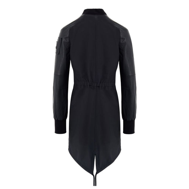 Moose Knuckles Black Cotton Parka