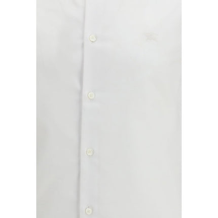Burberry White Cotton Dress Shirt