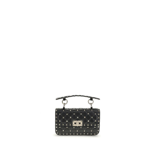 Valentino Garavani Black Lamb Ovis Aries Aries Handbag