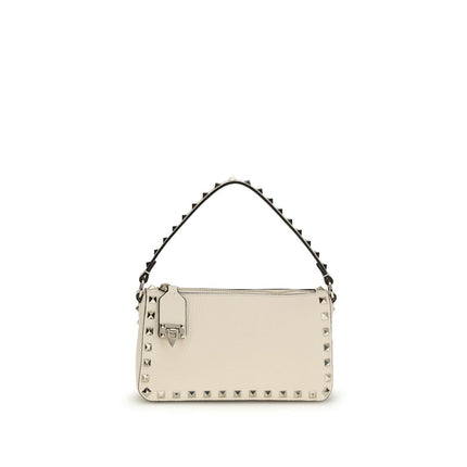 Valentino Garavani Beige Calf Leather Bos Taurus Shoulder Bag