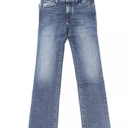 Jacob Cohen Blue Cotton Slim Fit Jeans