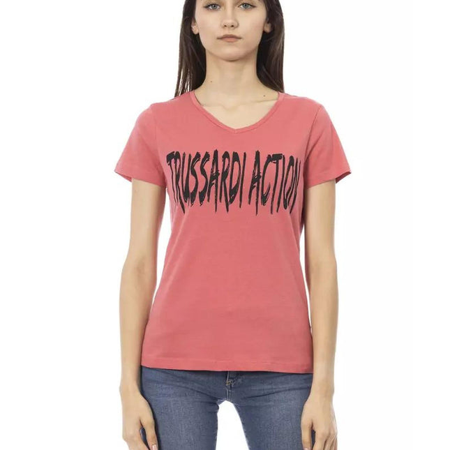 Trussardi Action Multicolor Cotton T-Shirt