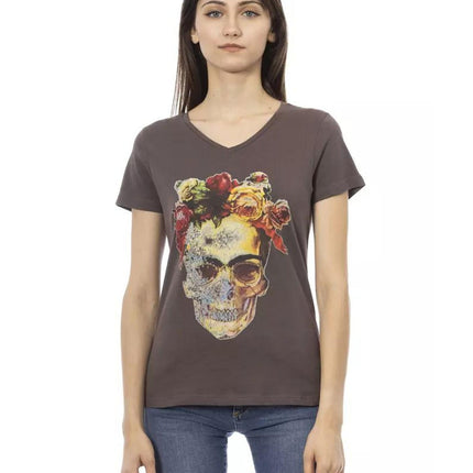 Trussardi Action Brown Cotton T-Shirt