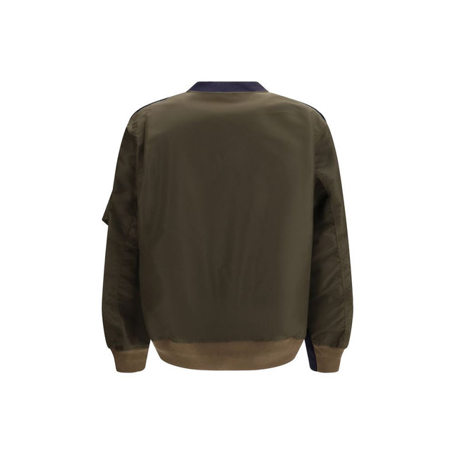 Sacai Blue Cotton Sweatshirt