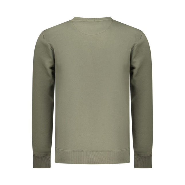 Coveri Moving Verde Cotton Men Sweatshirt